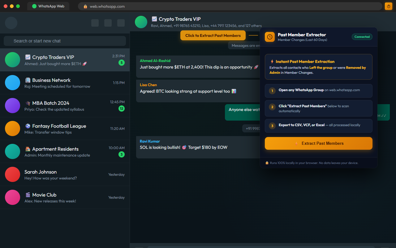 Welcome and Setup Screen